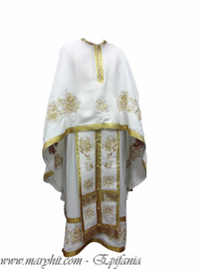 white embroidery, cross, flower , resurrection , Easter , priest, priests , ears , thin dresses